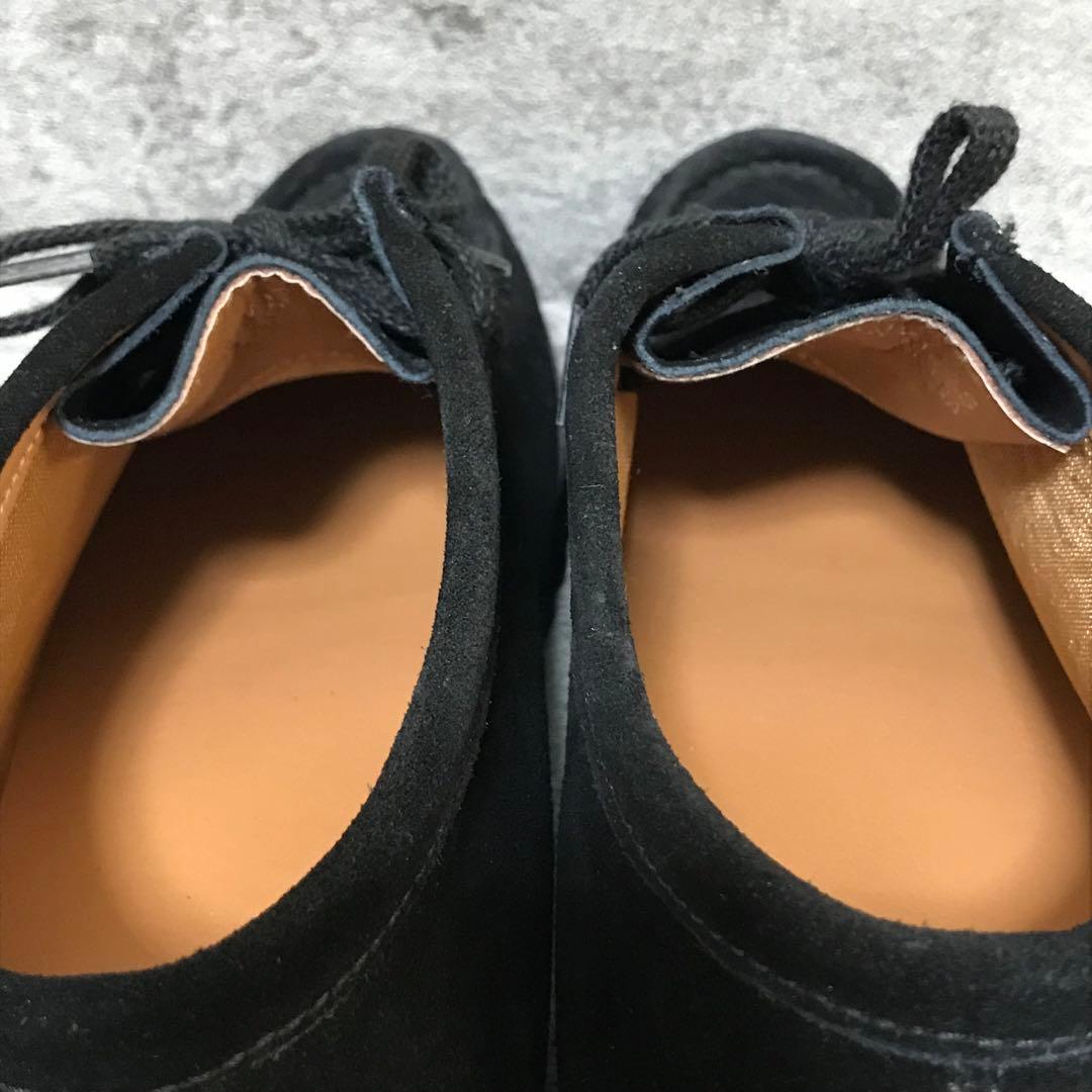 【ほぼ未使用】SHIUN スウェード レザー モカシンシューズ Sサイズ