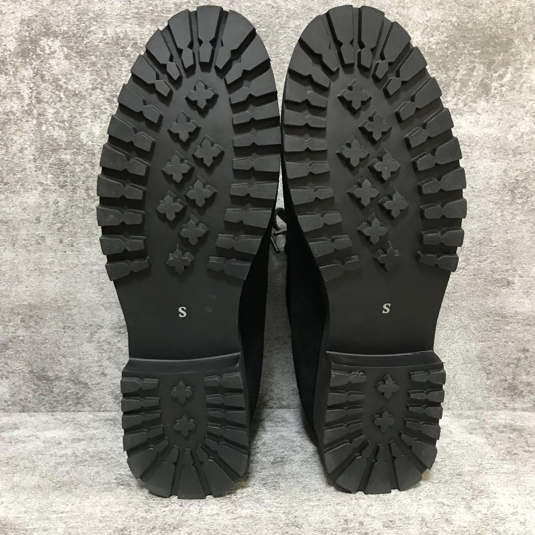 【ほぼ未使用】SHIUN スウェード レザー モカシンシューズ Sサイズ