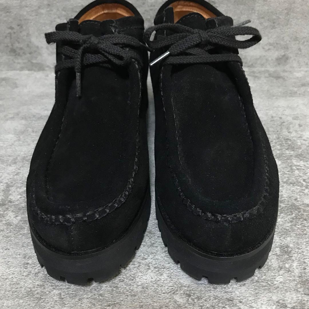 【ほぼ未使用】SHIUN スウェード レザー モカシンシューズ Sサイズ