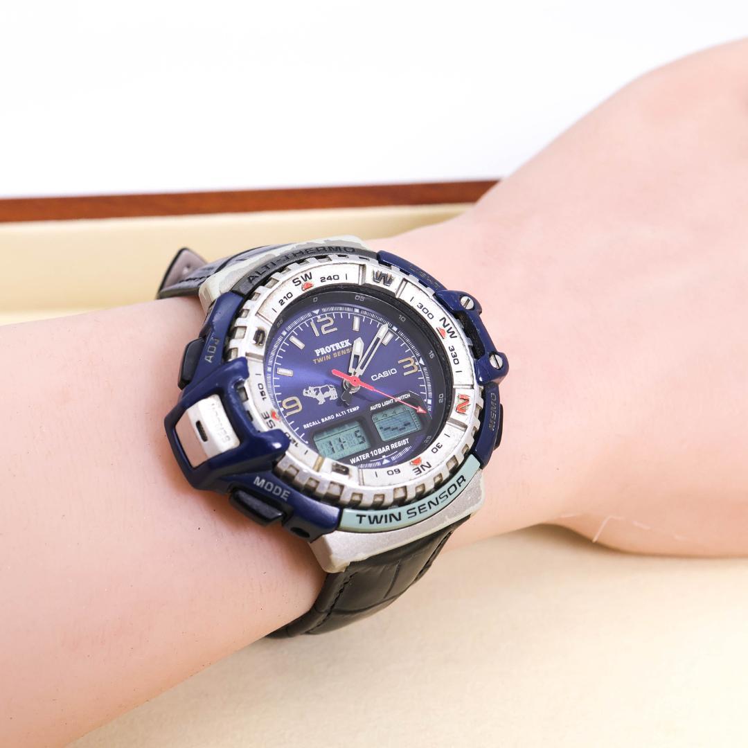 稼働 CASIO PROTREK 腕時計 デジタル PRT-70WFJ 1249