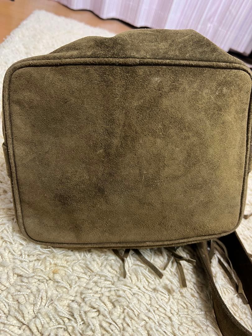 t*8様 CHANEL シャネル　ブラウン スエード ショルダーバッグ フリンジ