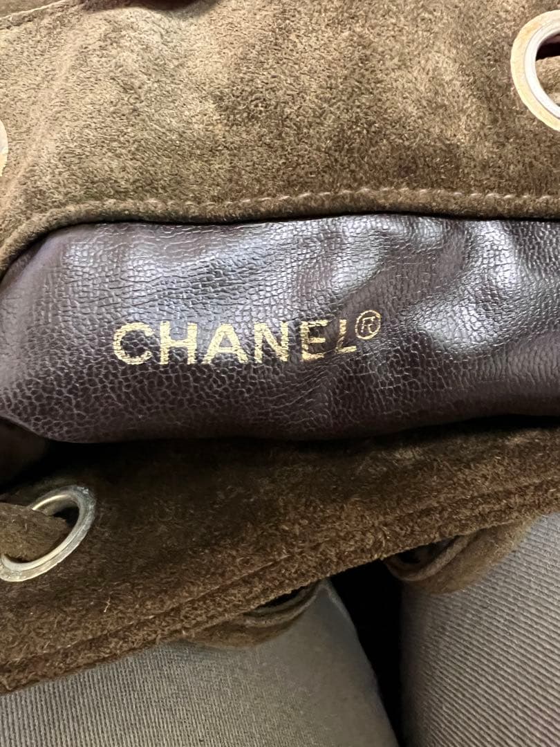 t*8様 CHANEL シャネル　ブラウン スエード ショルダーバッグ フリンジ