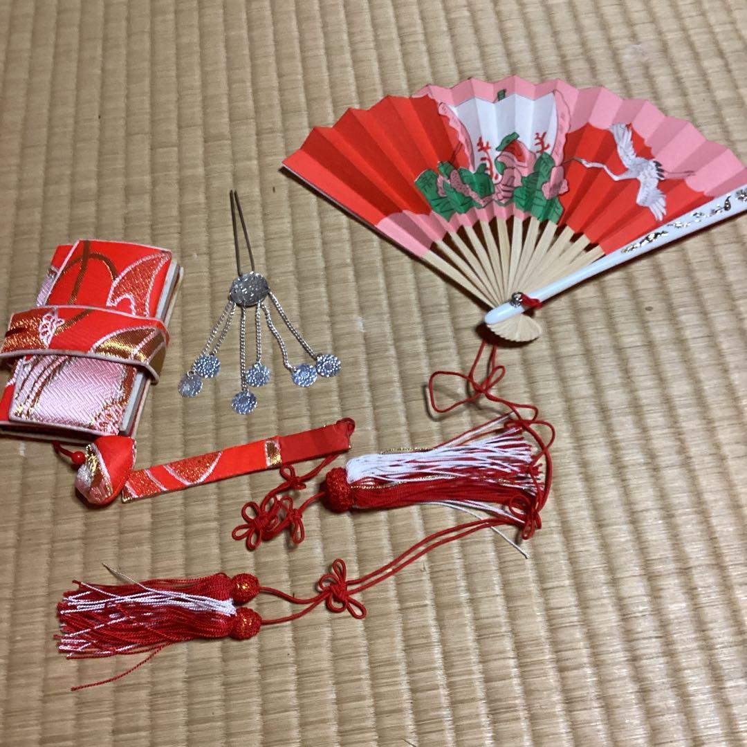 七五三　七歳用フルセット　帯幅16センチ 草履21センチ