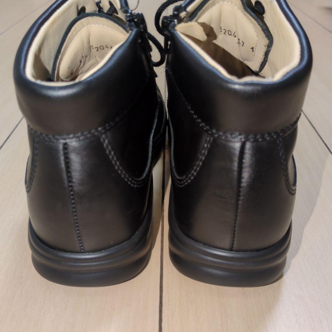美品 フィンコンフォート ドイツ サイドジップ アンクルブーツ 23.5