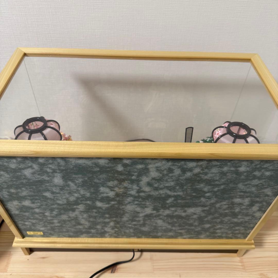 ケース入り 雛人形 ひな人形 ライト付き コンパクト 親王飾り 女の子 初節句