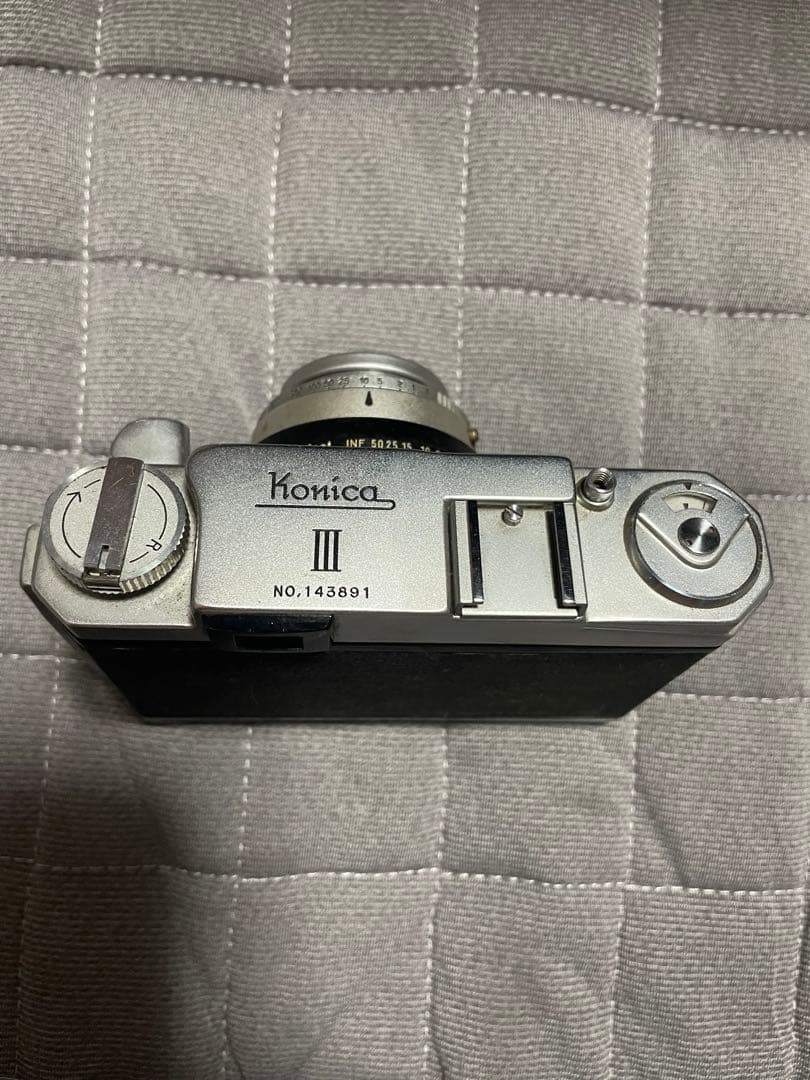 Konica III フィルムカメラ レザーケース付き　激レア　セット