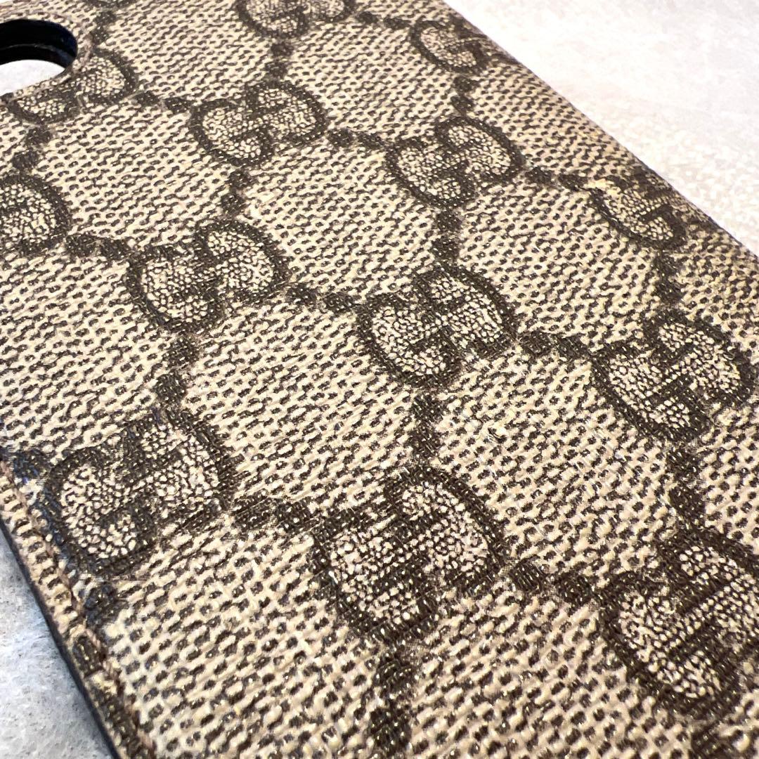 【正規品】GUCCI 手帳型ケース　iPhone7 猫