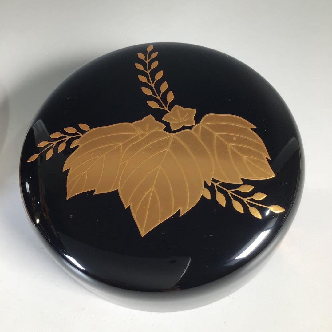 Ｎ５７６　棗　『関口輔聖作』『久田宗也　尋牛斎　極箱』『桐蒔絵』『大棗』　茶道具