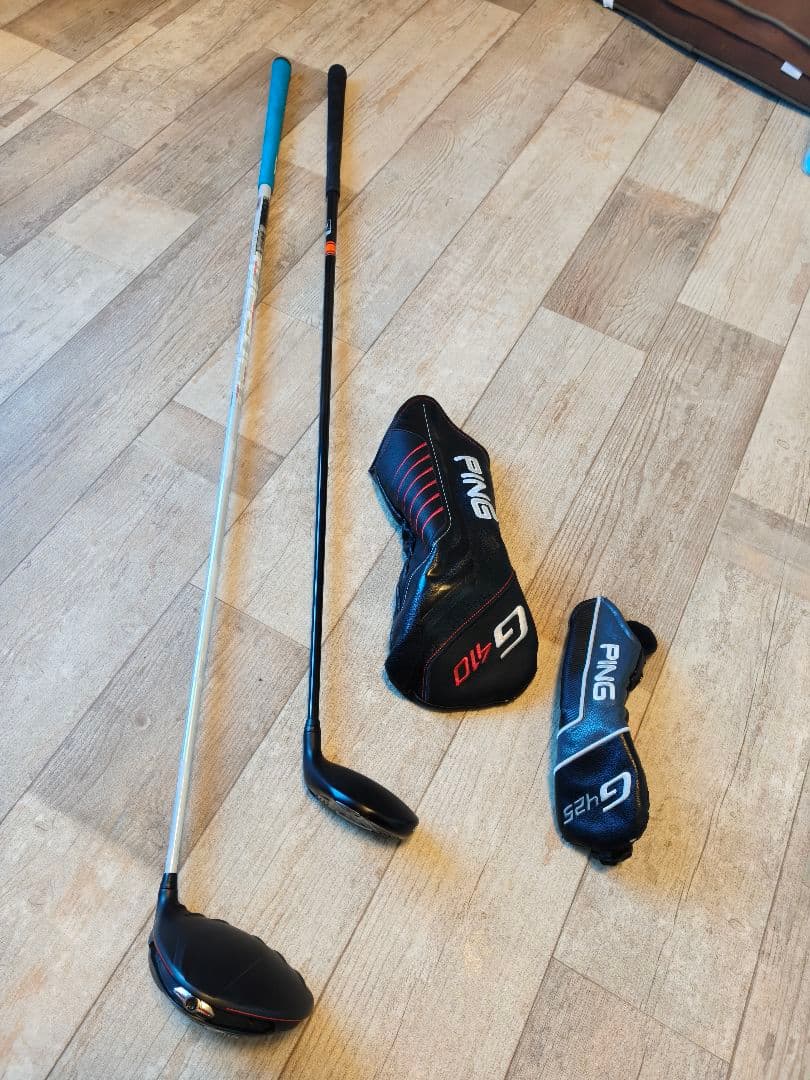 中古２本セット　 G410 PLUS 569 エボ７＋G425 UT