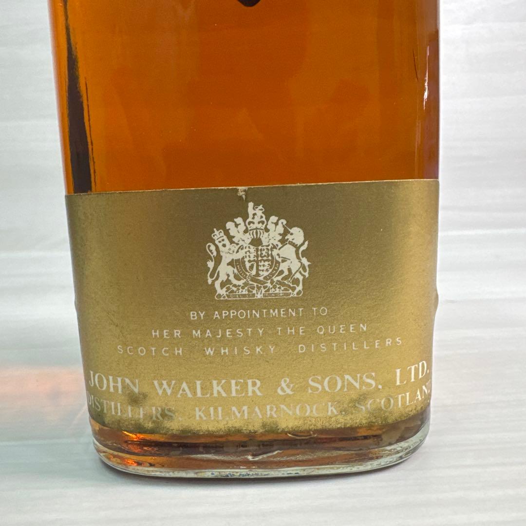 希少ジョニーウォーカー ブラックラベル エクストラスペシャル 金キャップ　白紋章