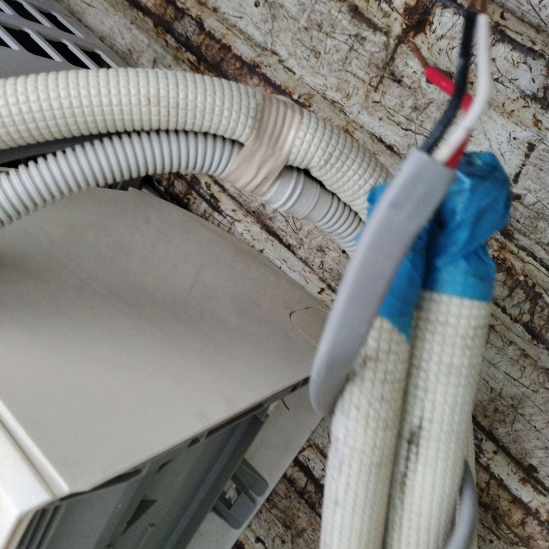 送料無料　パナソニック６畳エアコン ２０１５年　配管セット　リモコン　裏板　実働