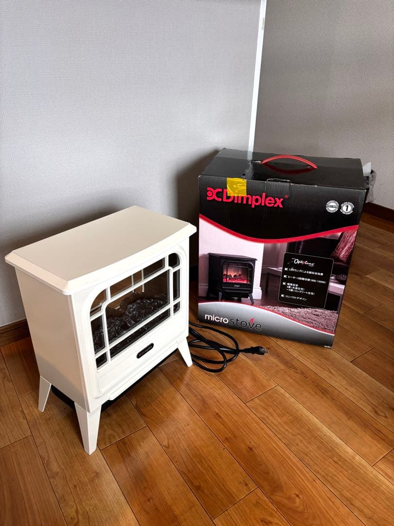Dimplex 電気暖炉 マイクロストーブ 【3~8畳用】 ホワイト