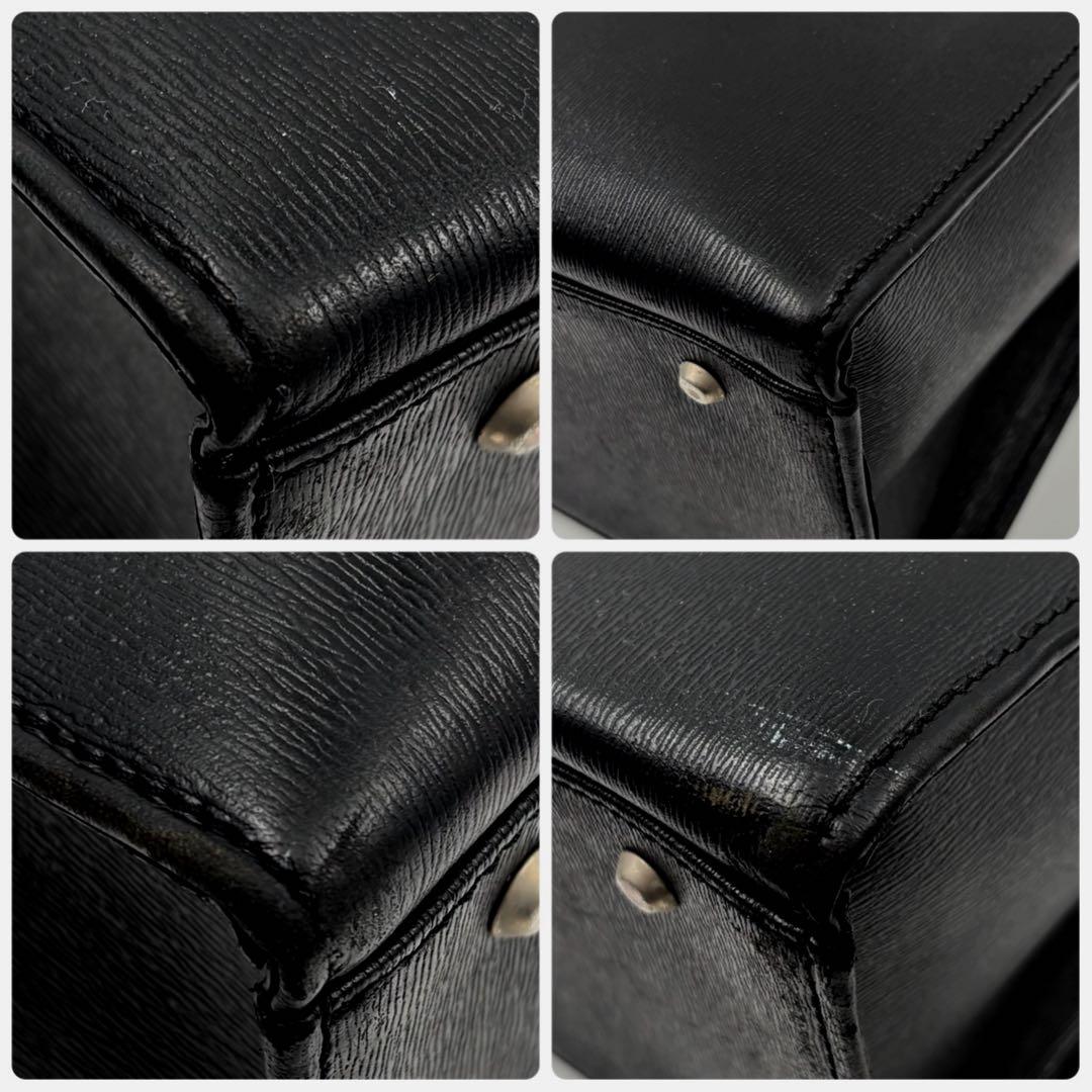 ✨美品　PORTER FLUX ビジネスバッグ 2way レザー ブラック ロゴ