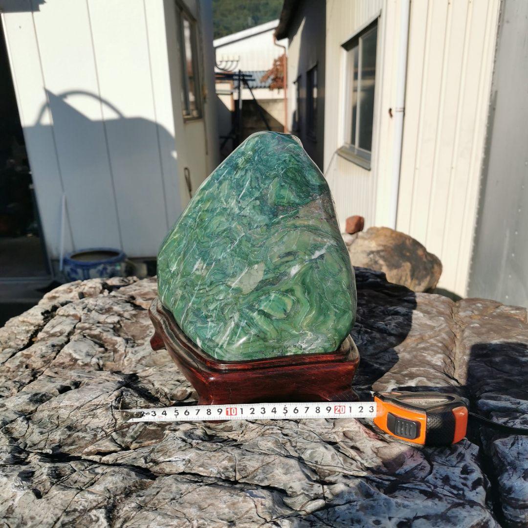 ナミビア翡翠　32.1キロ　翡翠　ヒスイ　鑑賞石　石　置物　オブジェ　インテリア