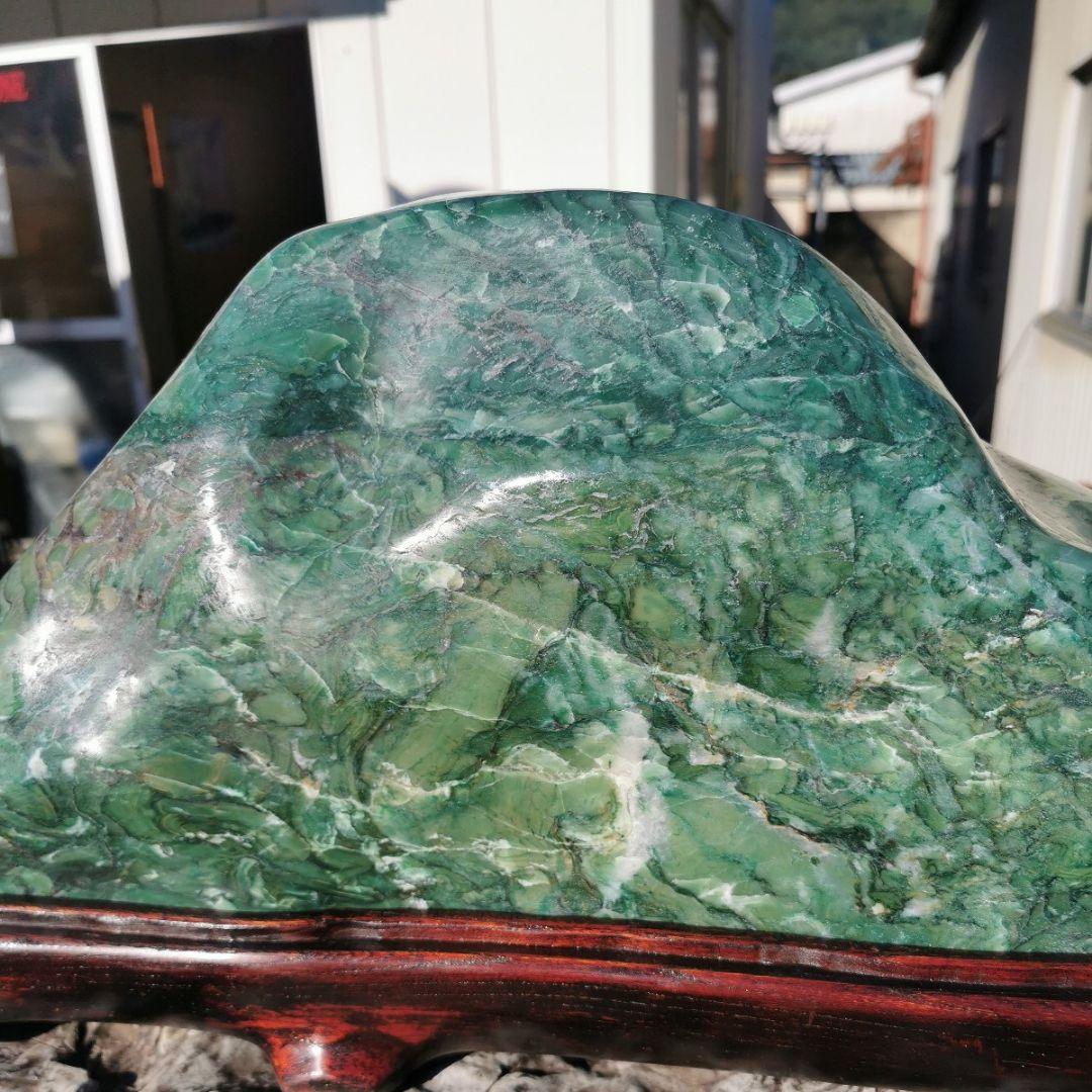 ナミビア翡翠　32.1キロ　翡翠　ヒスイ　鑑賞石　石　置物　オブジェ　インテリア