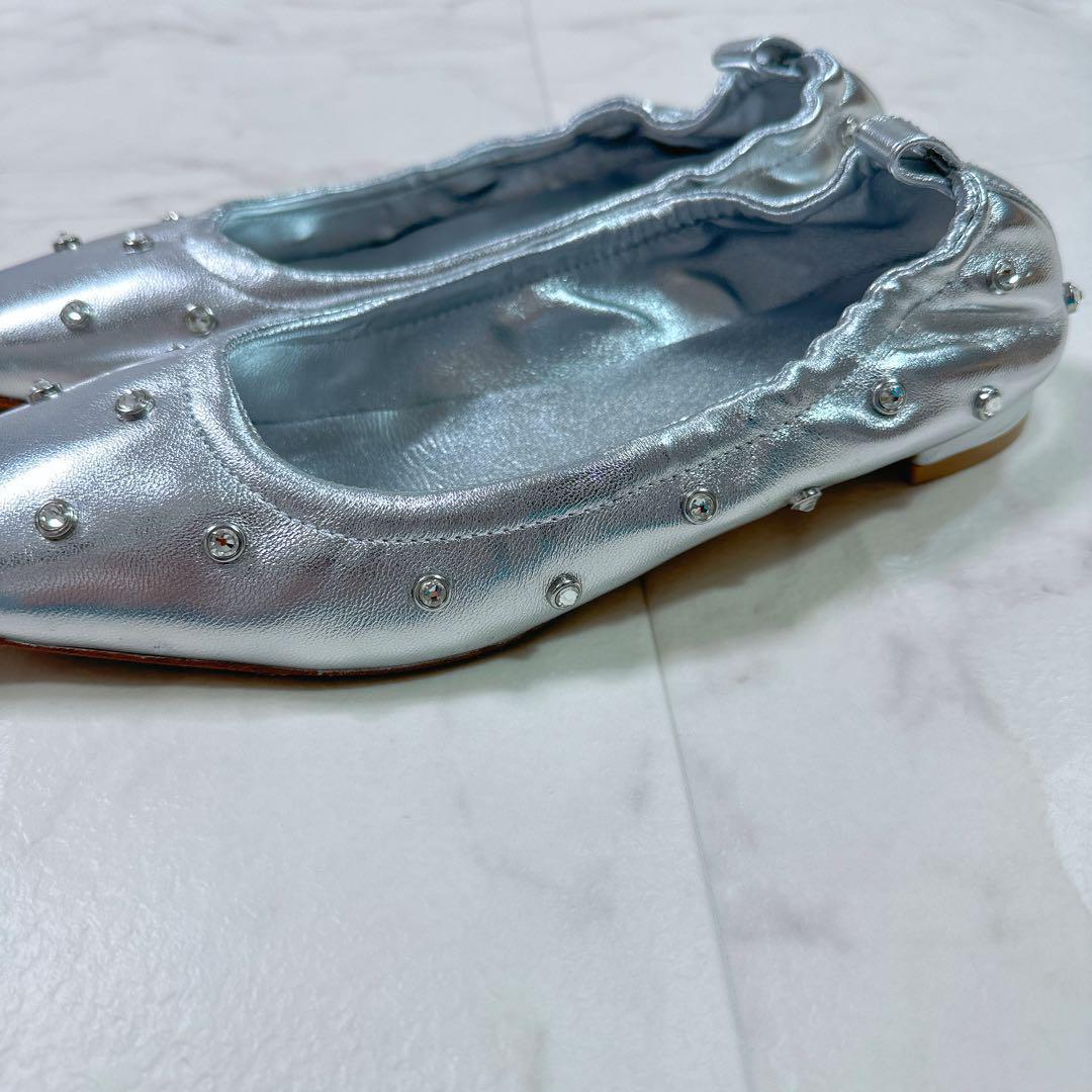 ツルバイマリコオイカワ Millenia バレエシューズ　今期　スタッズ