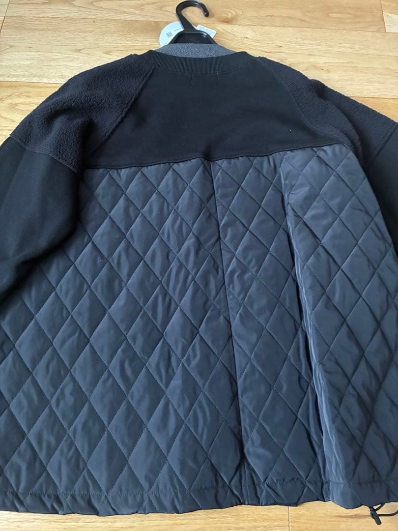 【最終値下げ】ラッシュド　ヤマダヤ　フリース×キルトデザインPO M ブラック