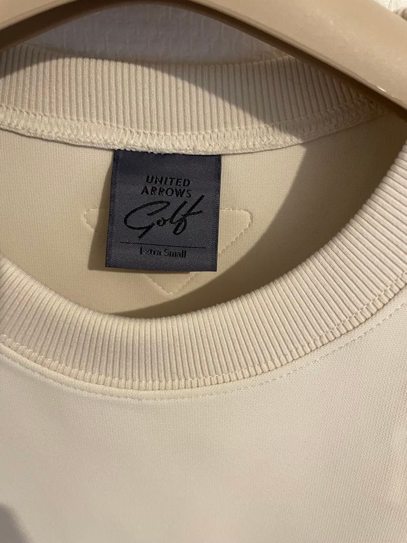 ユナイテッドアローズゴルフ ホワイト トレーナー スウェット ユニセックス XS