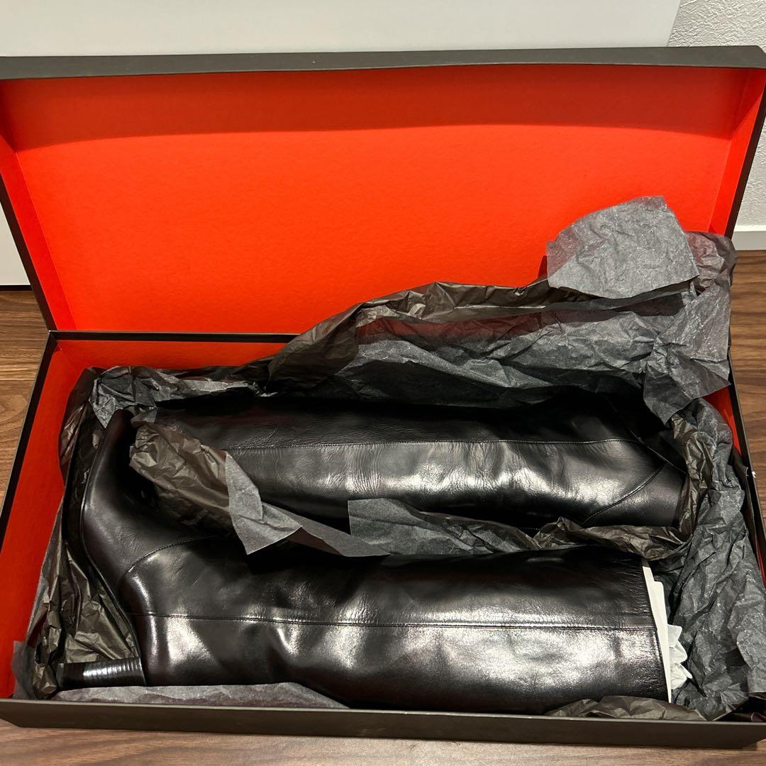 BRUNOMAGLI ブルーノマリ ロングブーツ36 ブラック イタリア製