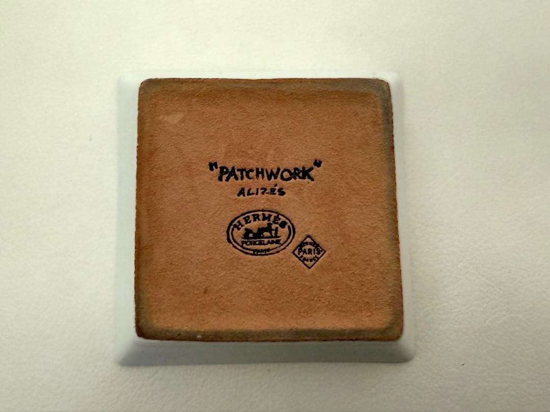 HERMES エルメス PATCHWORK スクエアトレイ 帆船