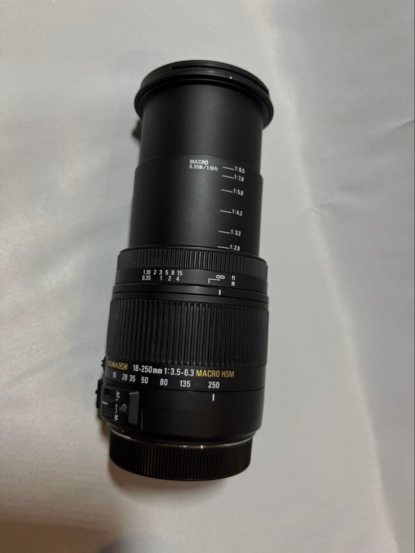 SIGMA 高倍率ズームレンズ 18-250mm DC MACRO キャノン用
