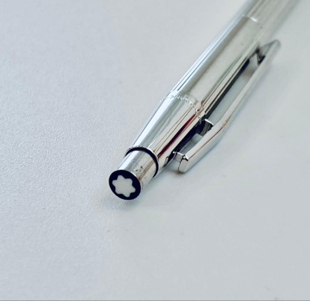 プラチナ仕上げ◆モンブラン高級ボールペン ノブレス1970s MONTBLANC