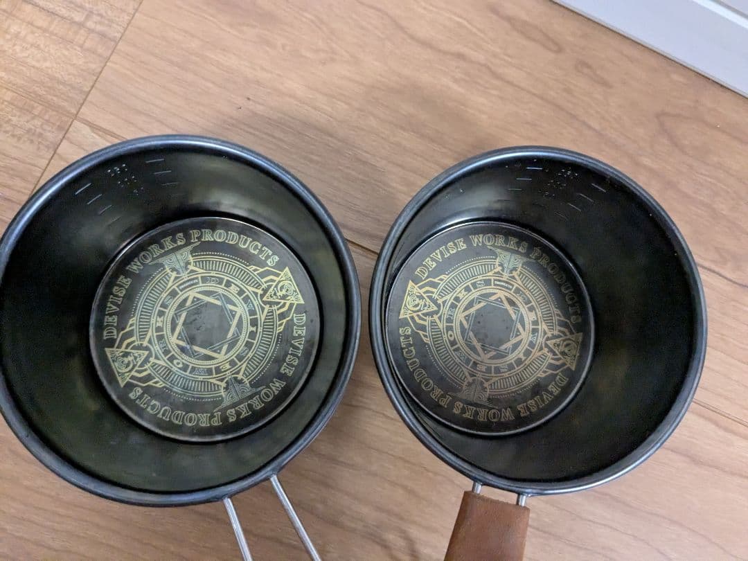 DEVISE WORKS シェラカップ 黒 デバイスワークス　2個　250ml