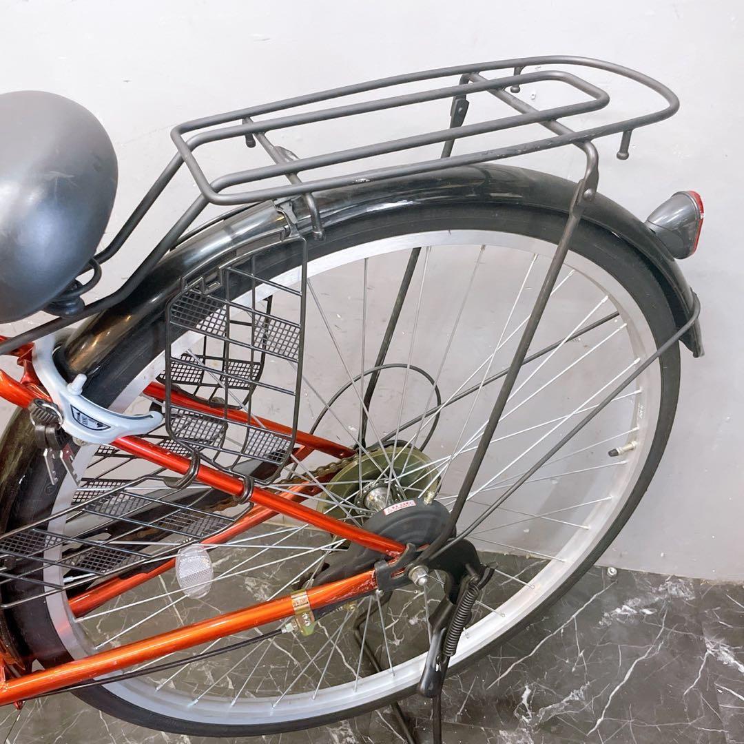 【978】《限定》一般車 ママチャリ GALLON レッド 27インチ