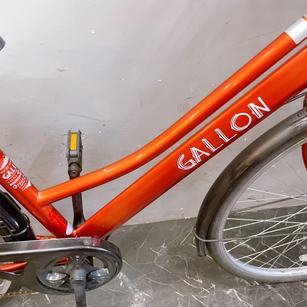 【978】《限定》一般車 ママチャリ GALLON レッド 27インチ