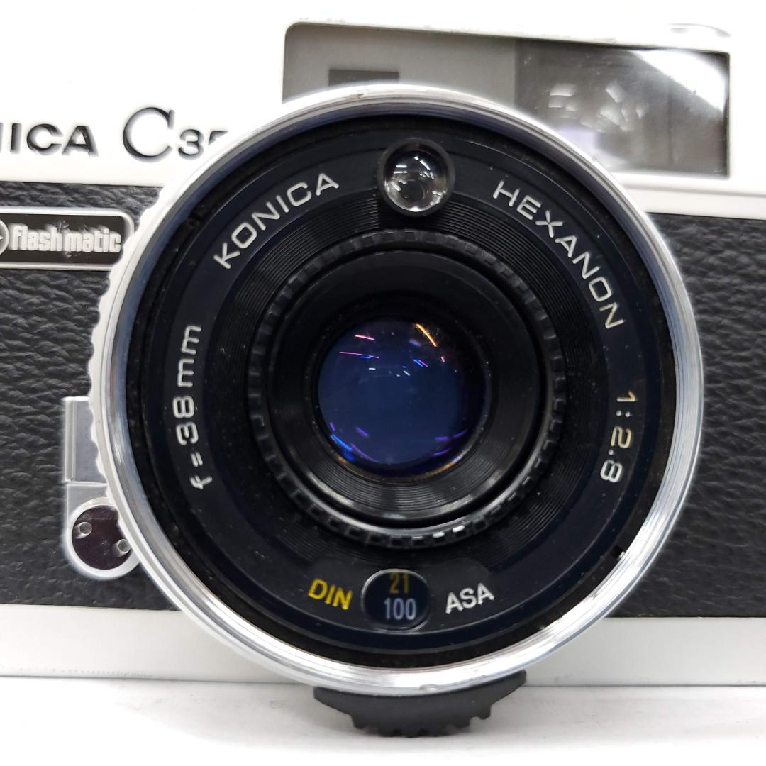 フィルムカメラ KONICA C35 Flash matic F1225-251-3p p