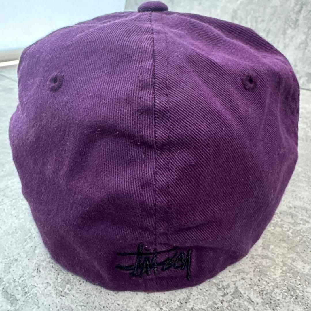 00's STUSSY シャドーマン刺繍 良色 キャップ