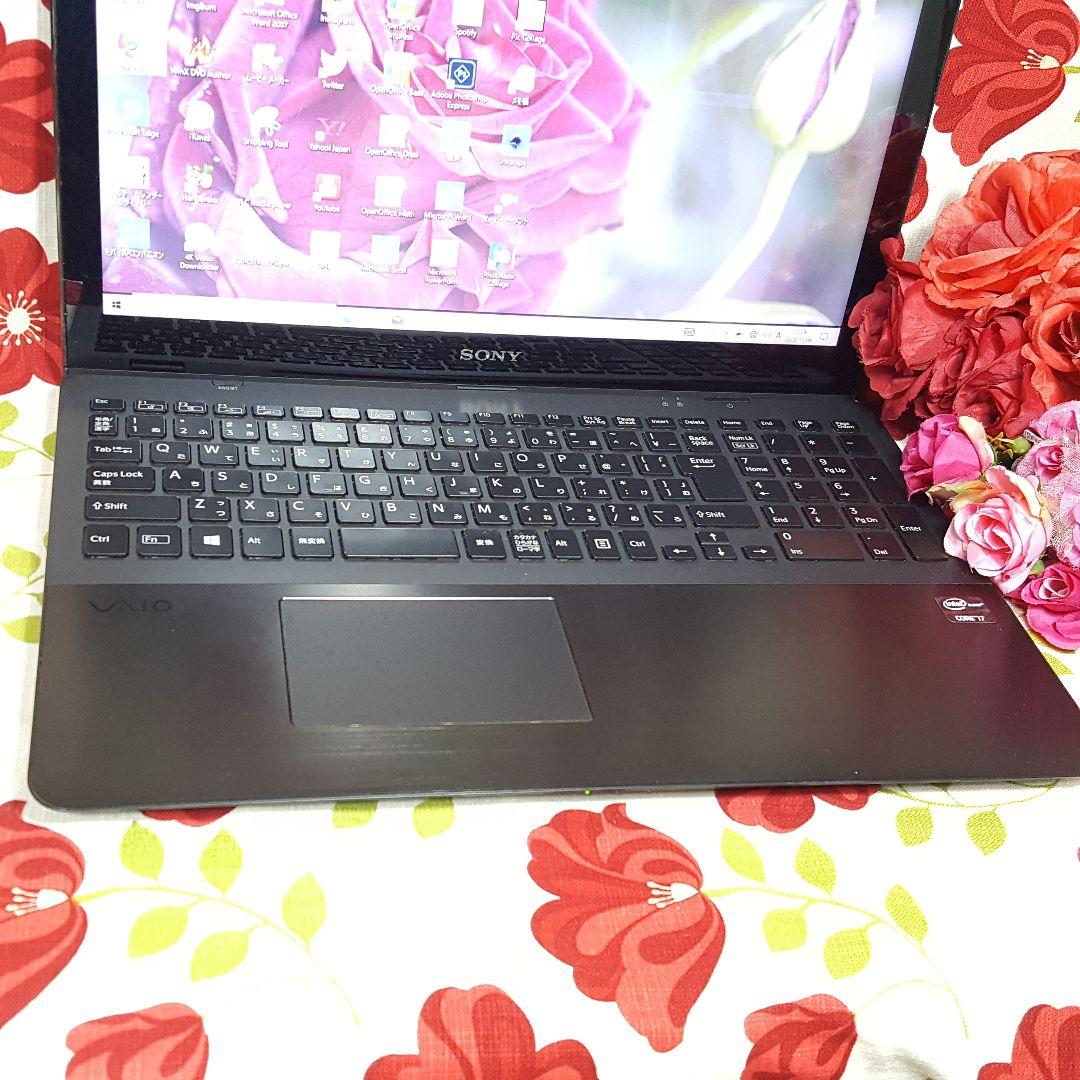 ソニー/バイオ/タッチパネル搭載/3世代i7/新品SSD512G/メモリ8G