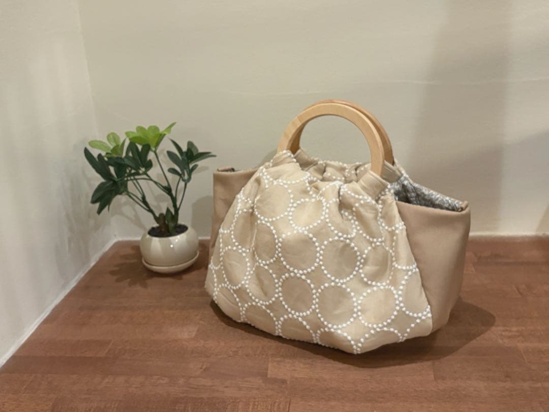 【ぽんぽこりん】ふっくらリンググラニーバッグ【M】【S】