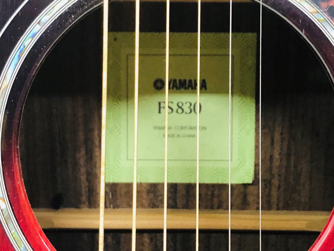 Yamaha アコースティックギター 6弦 レッドグラデーション