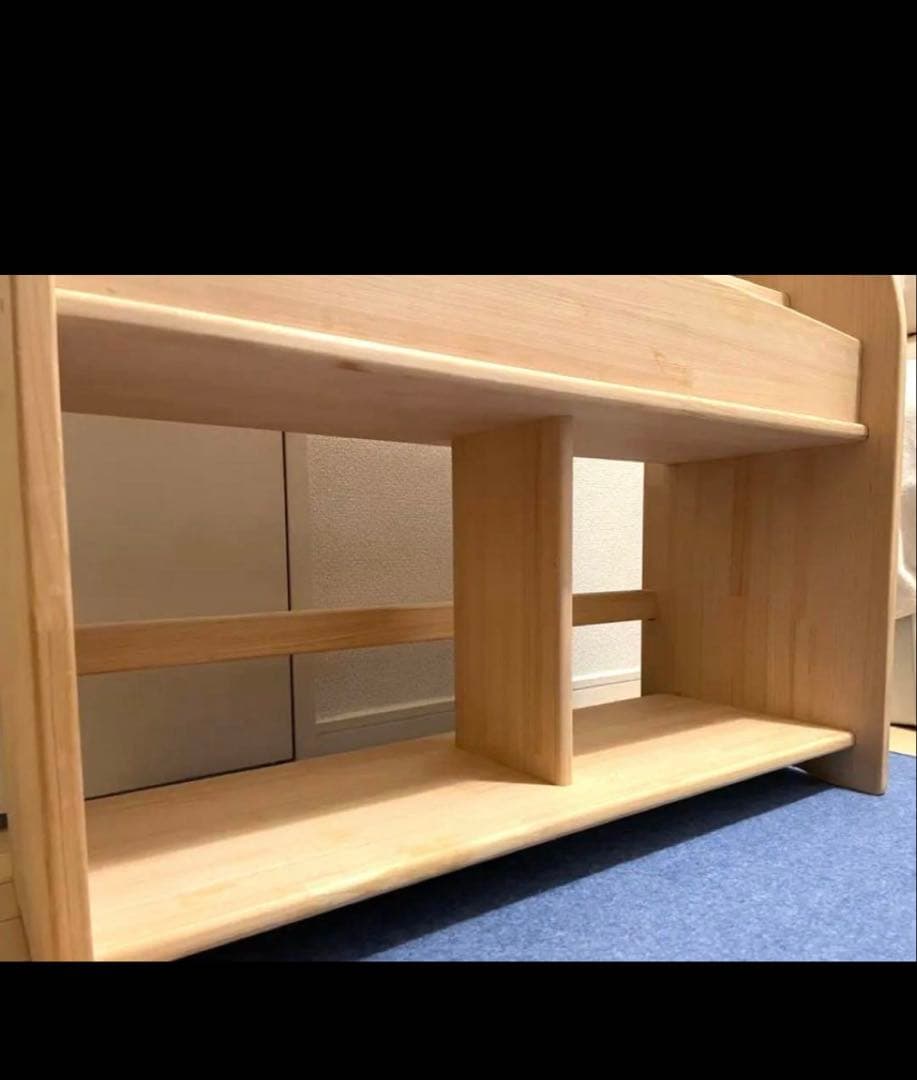 木遊舎 絵本棚 ひのきほんたてM800 横幅800mm