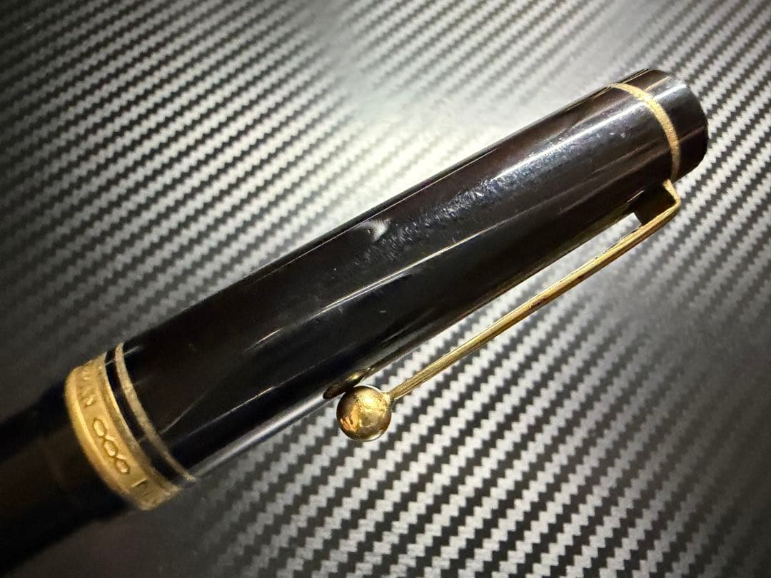 美品 旧型 パイロット カスタム ブラック M 中字 万年筆