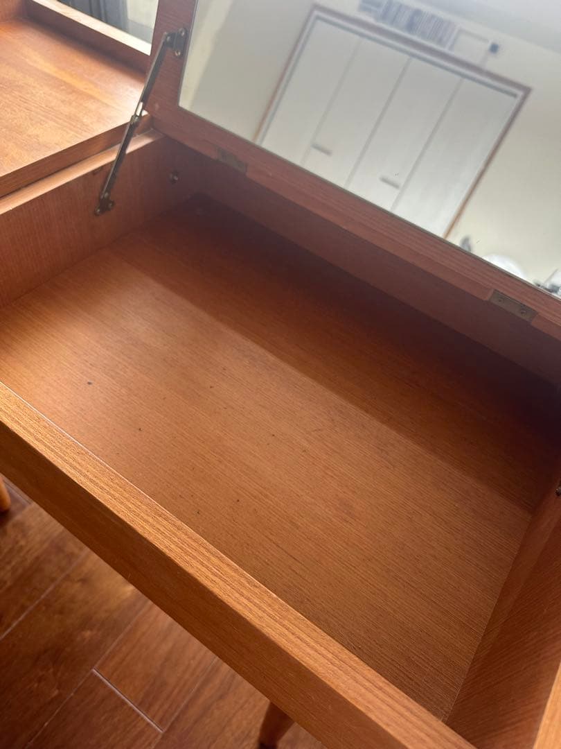 unico ウニコ アルベロ 木製ドレッサー ミラー付き スツールなし 廃盤品