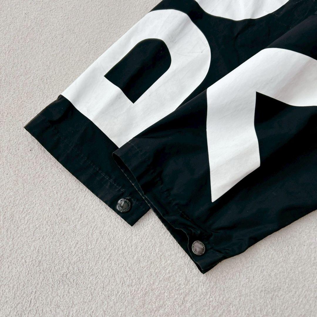 超希少XL バーバリー BURBERRY ナイロンジャケット ロゴ ブラック 黒