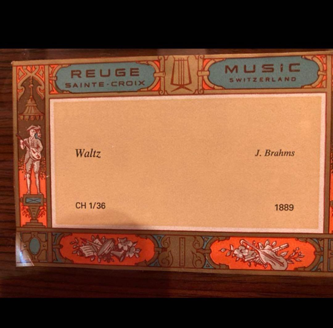 スイス　(リュージュ) ルージュ社 36弁 オルゴール 宝石箱