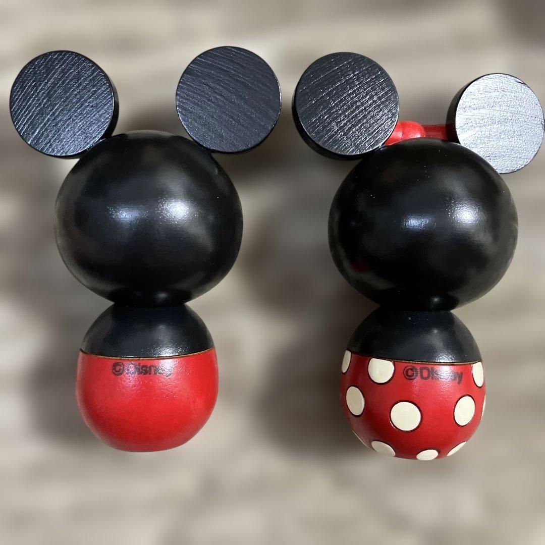 卯三郎　こけし　ディズニー　ミッキー　ミニー