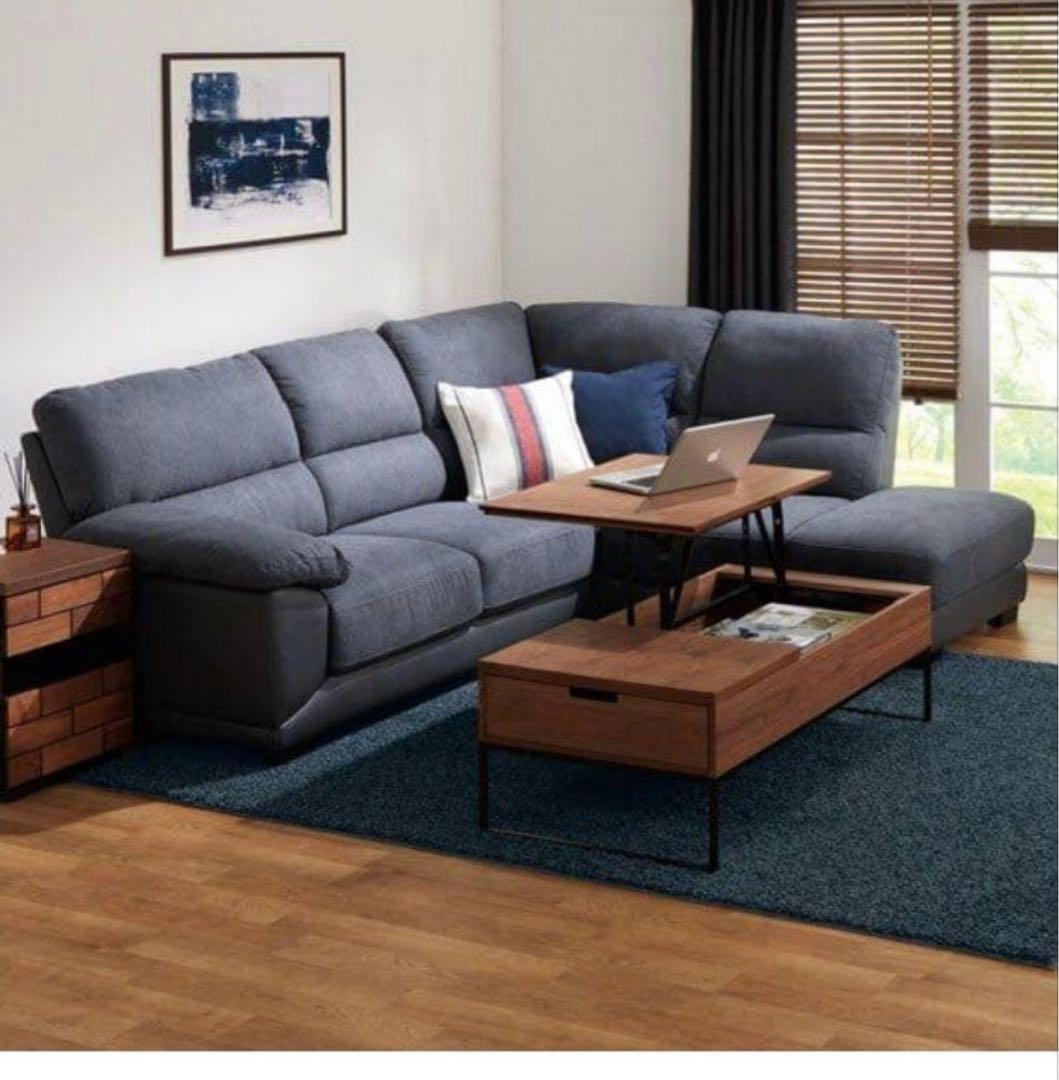 ニトリ L字カウチソファ 3〜4人掛け① 右カウチ