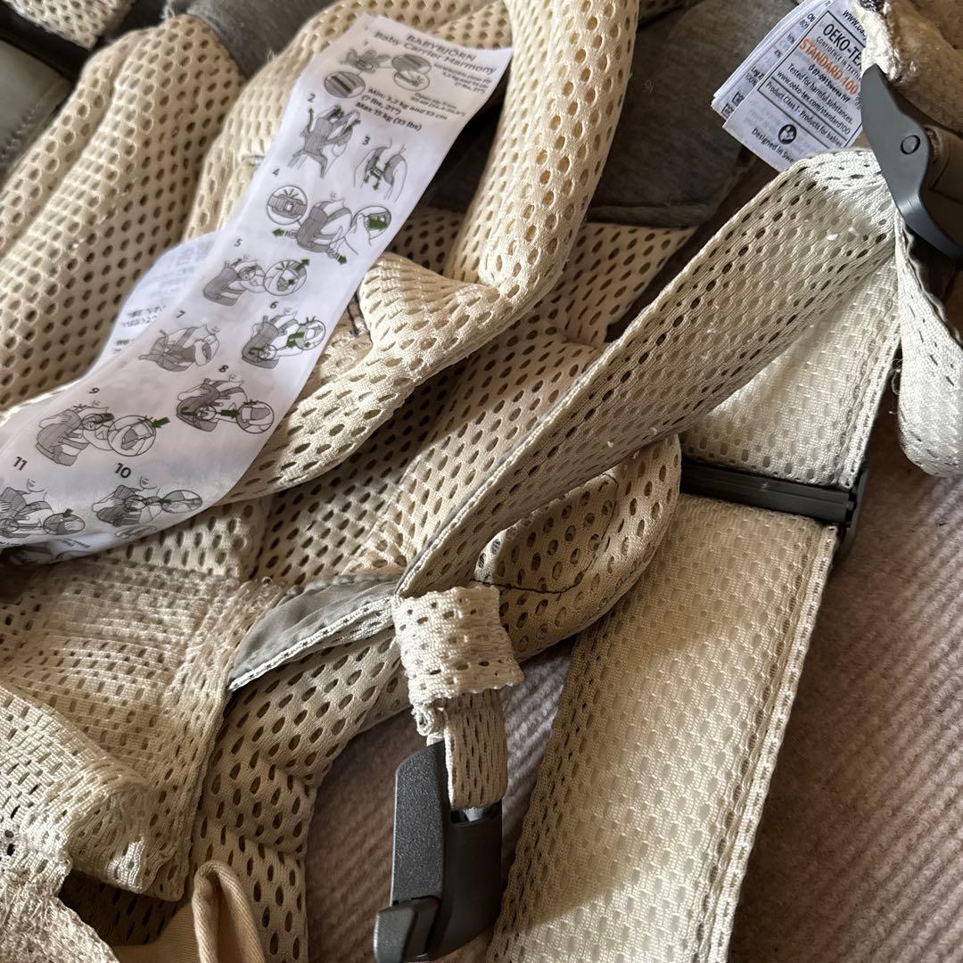 BabyBjörn HARMONY 抱っこ紐 & ひんやり冷感エアパッドセット