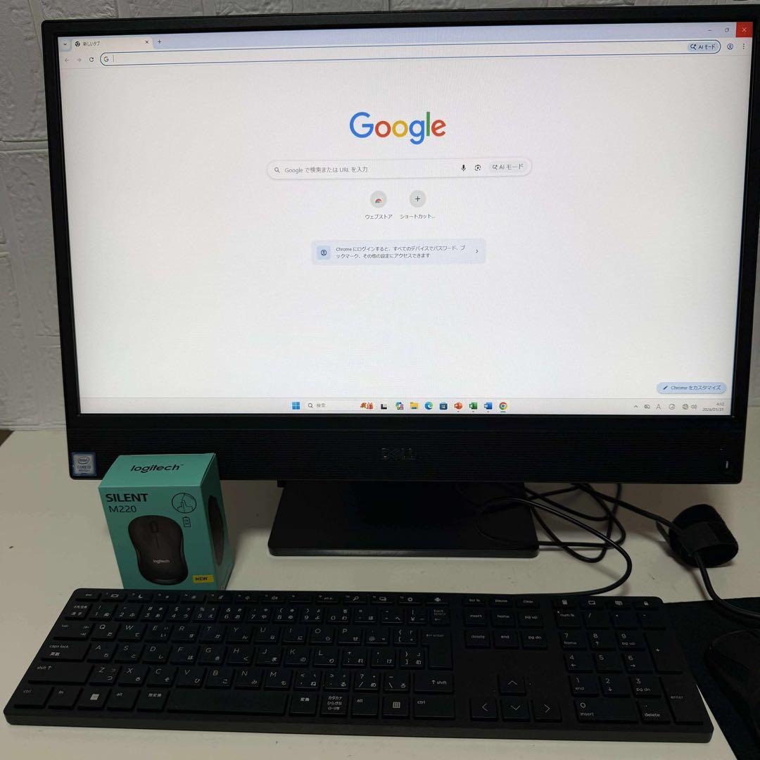 Windows11 オフィス付き　 Webカメラ　DELLデスクトップノートPC