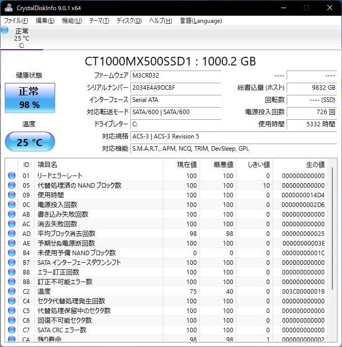 NEC テレビ SSD1.0TB/Windows11/i7/24型/ブルーレイ