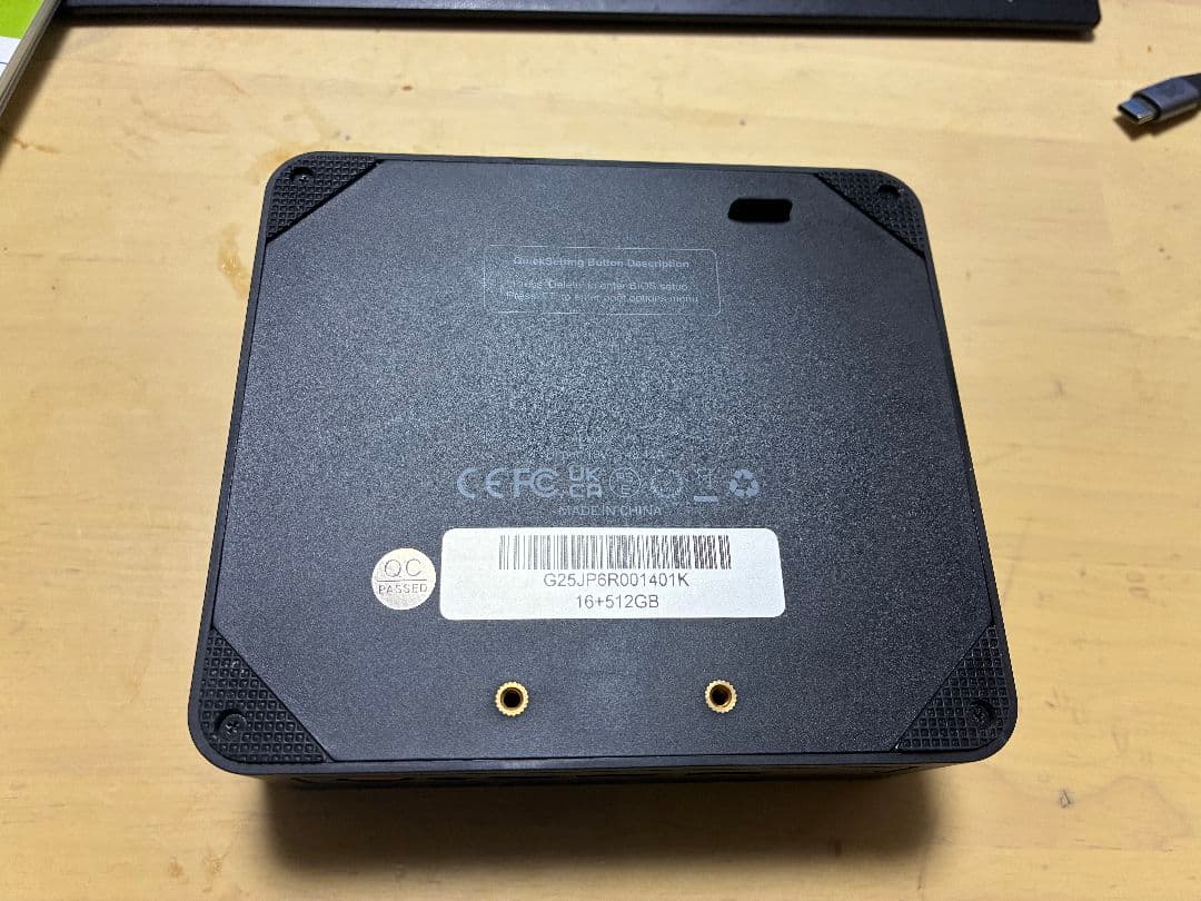 WO-WE ミニPC ryzen5 3550H 16GB/1TB