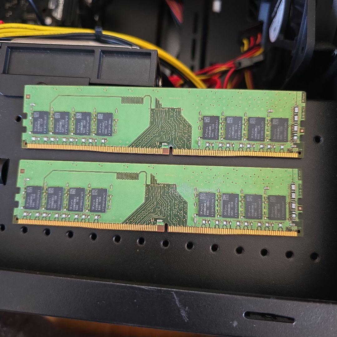 SK hynix DDR4-2666 PC4-21300 16GB 8GB×2枚