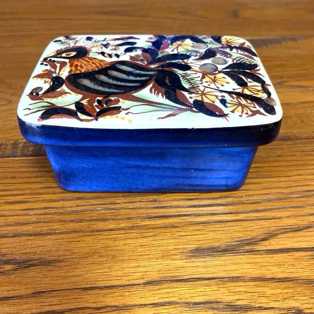 ロイヤルコペンハーゲン テネラ Tenera 孔雀　バター ケース