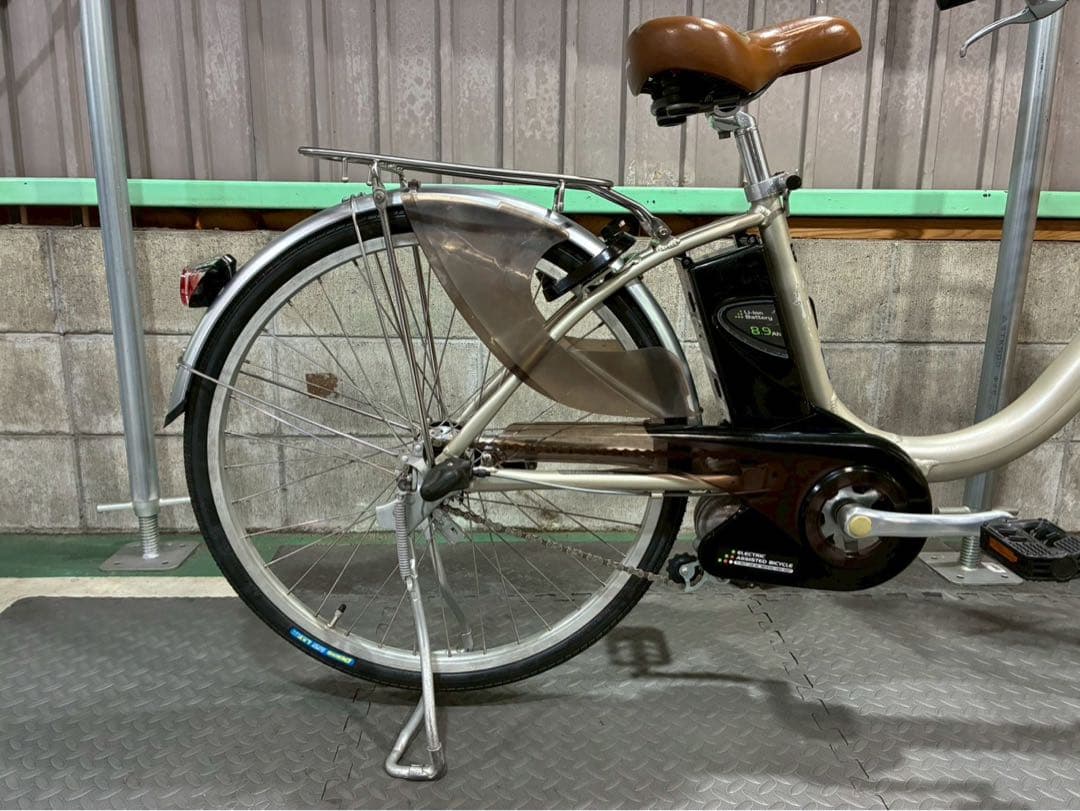 №3718 電動自転車　パナソニック　ビビライトU 24インチ ゴールド