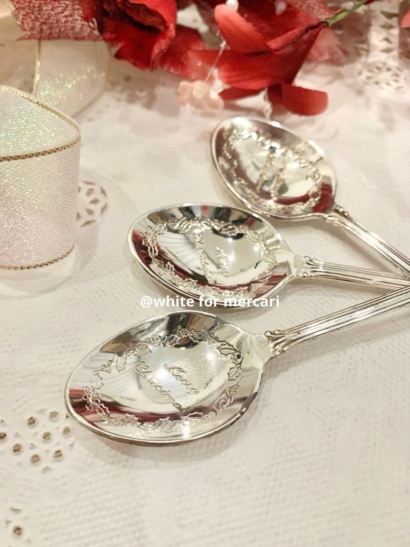 イギリス クリスマス装飾ティースプーンプレゼント♡稀少ヴィンテージ