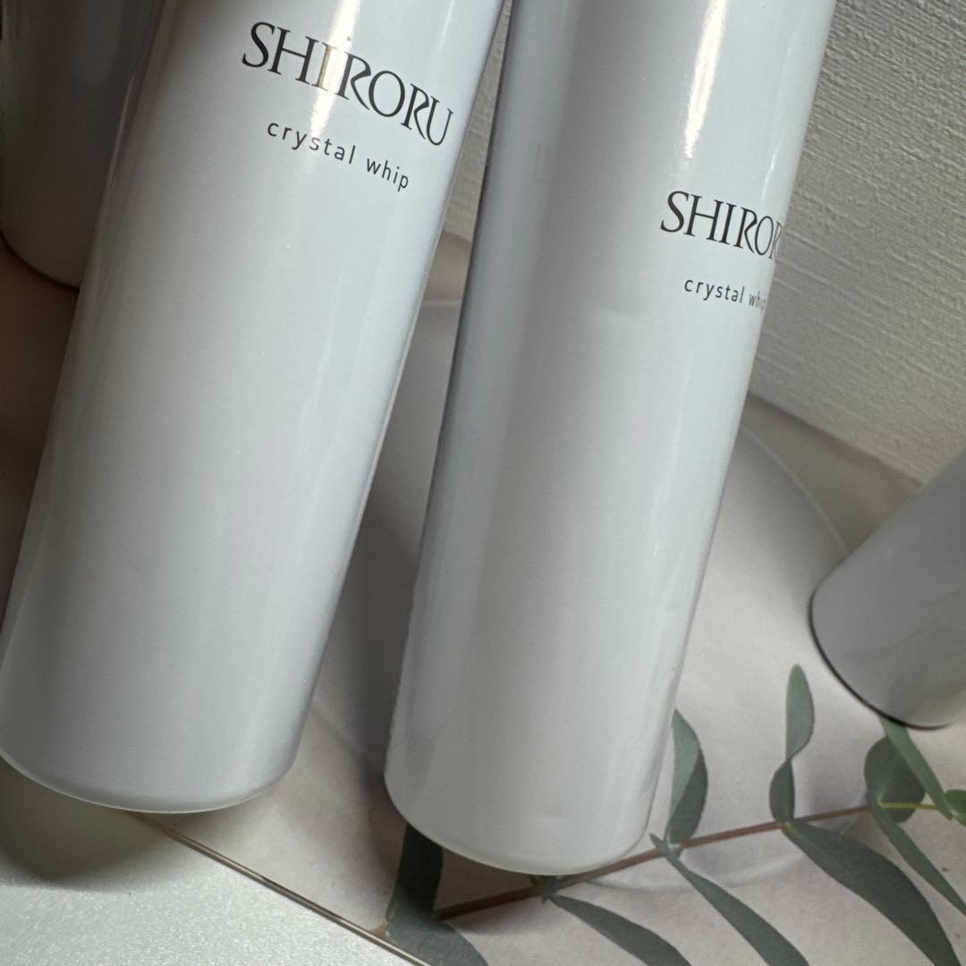 SHIRORU クリスタルホイップ 洗顔料 5本セット